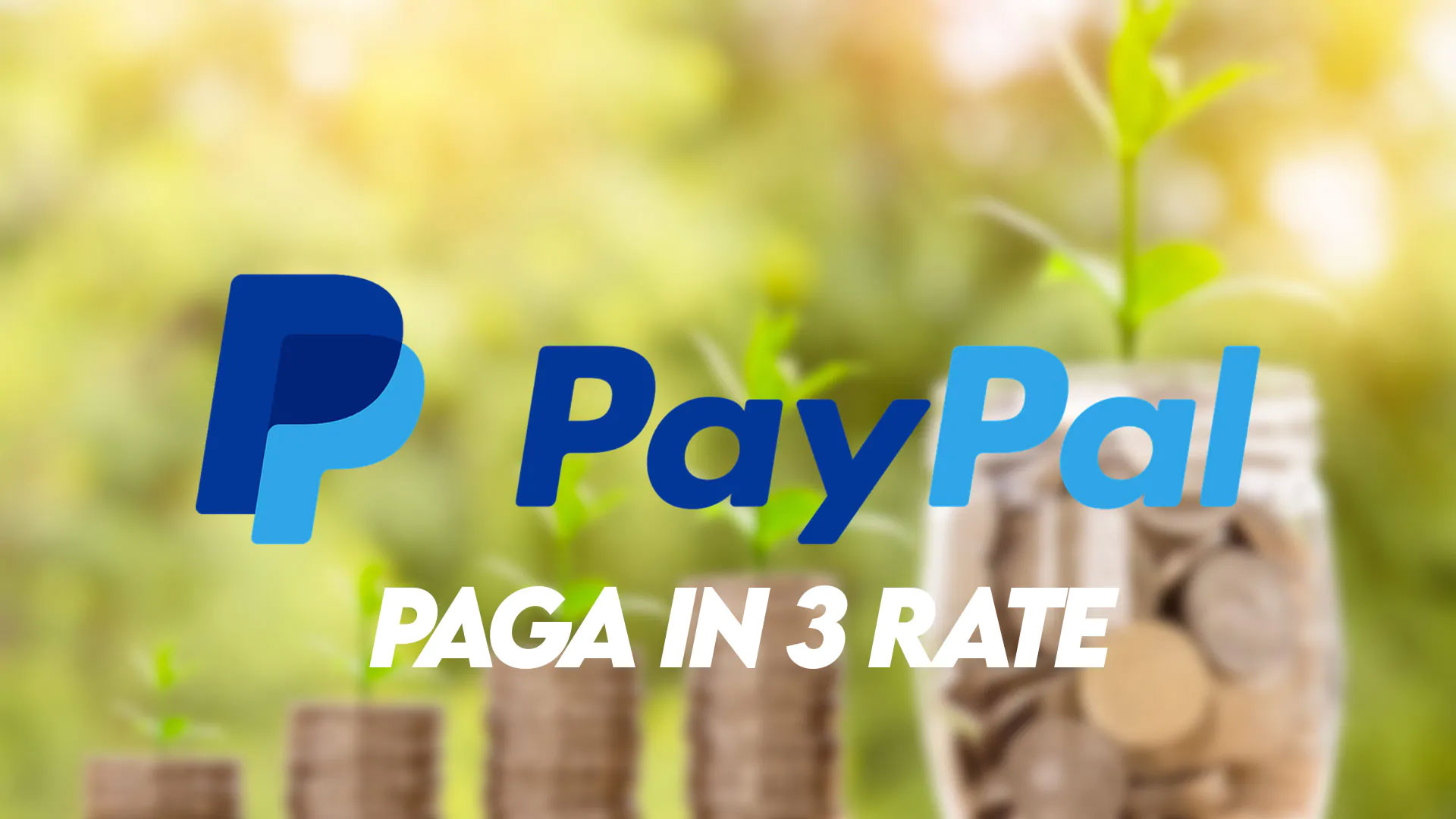 pagamento con paypal in 3 rate