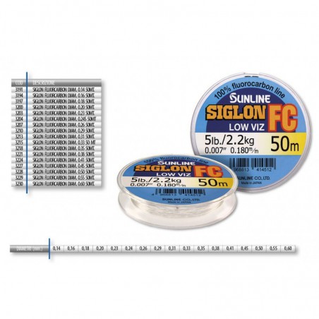 SIGLON FLUOROCARBON DIAM. 0.63 50 MT. - mattiperlapesca.com