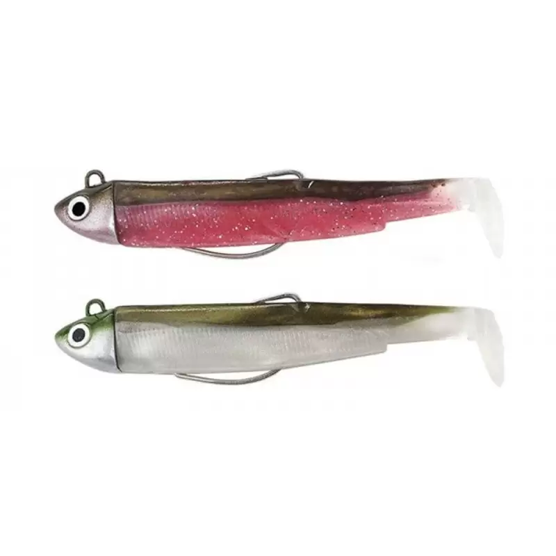 Soft bait FIIISH DOUBLE COMBO n°1 4,5gr - R/K pesca spigola saltwater bass freshwater