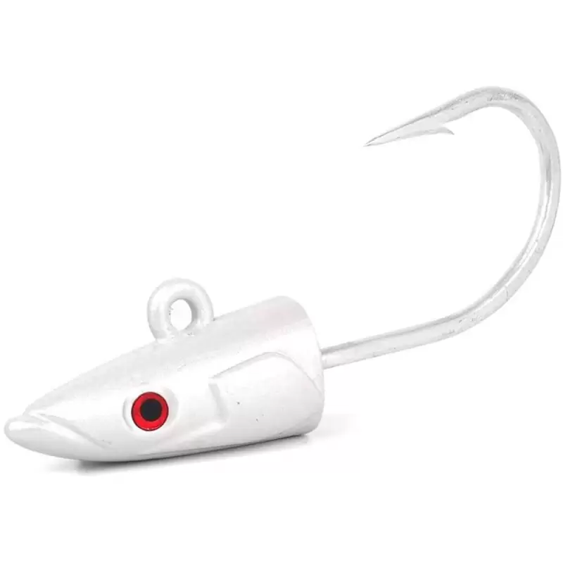 FIIISH CRAZY JIG HEAD STRONG 70 GR BLANC spinning al tonno