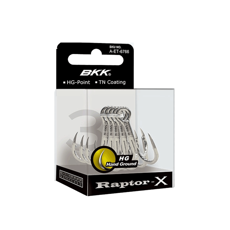 BKK Raptor X Treble Hook ancorette per artificiali