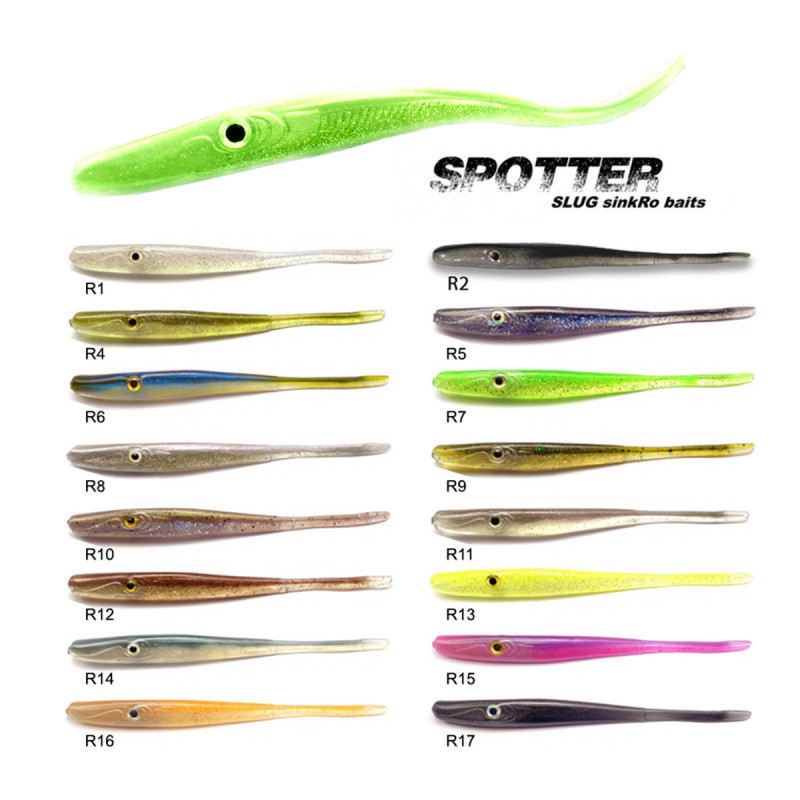 Artificiale siliconico Ra'Is Spotter 5" pesca spinning spigola seabass