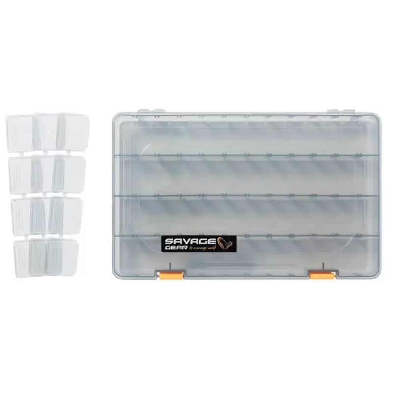 Scatola Savage Gear LUREBOX 6B DEEP SMOKE 36X22.5X8CM