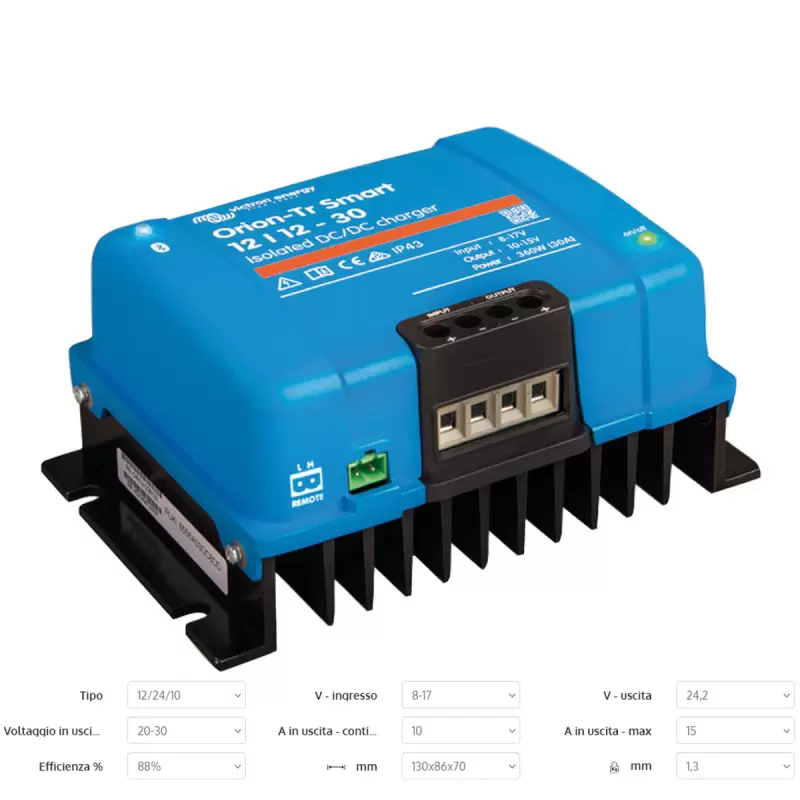 Convertitore tensione Orion-Tr Smart 12/12-18A