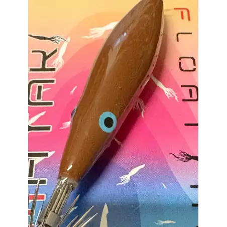 Artificiale Mataki Mataflotty Koka Kola Original pesca calamaro dalla barca