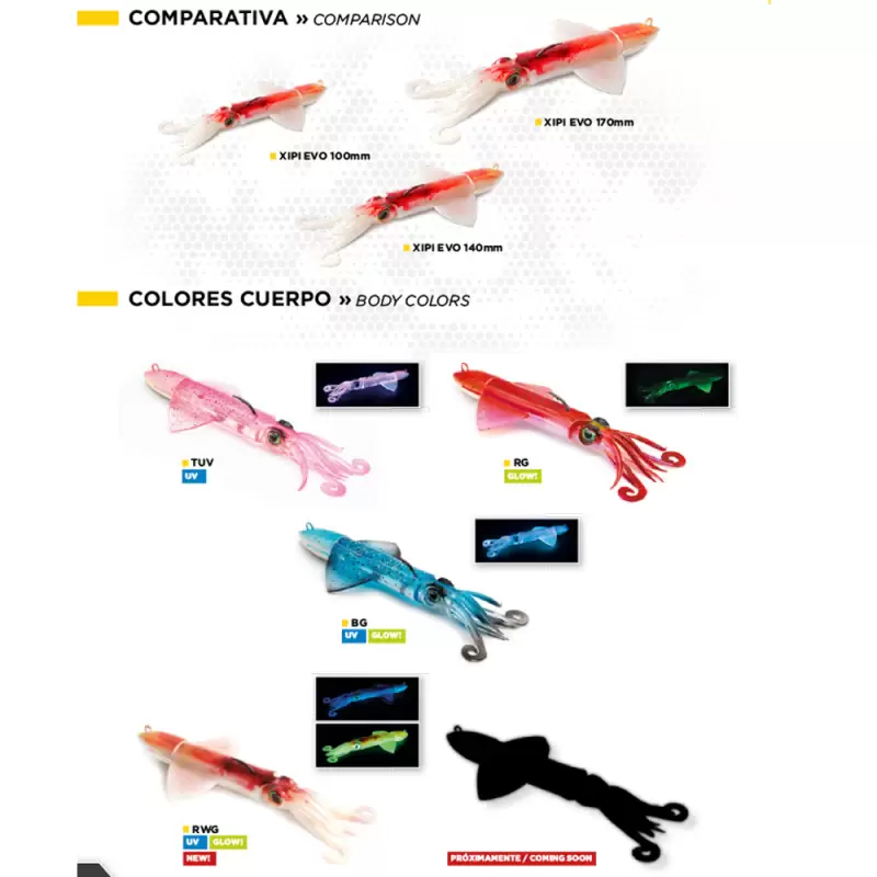 Artificiale JLC Xipi Evo 60 soft bait per le tecniche verticali