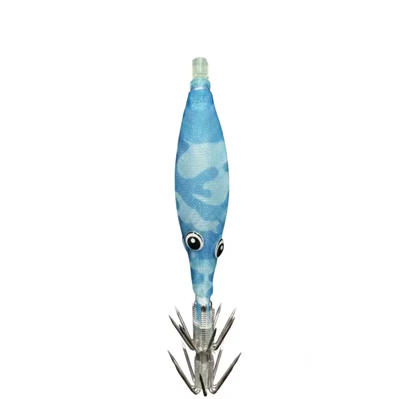 Artificiale pesca al calamaro dalla barca Ogu Soft Blue Camo