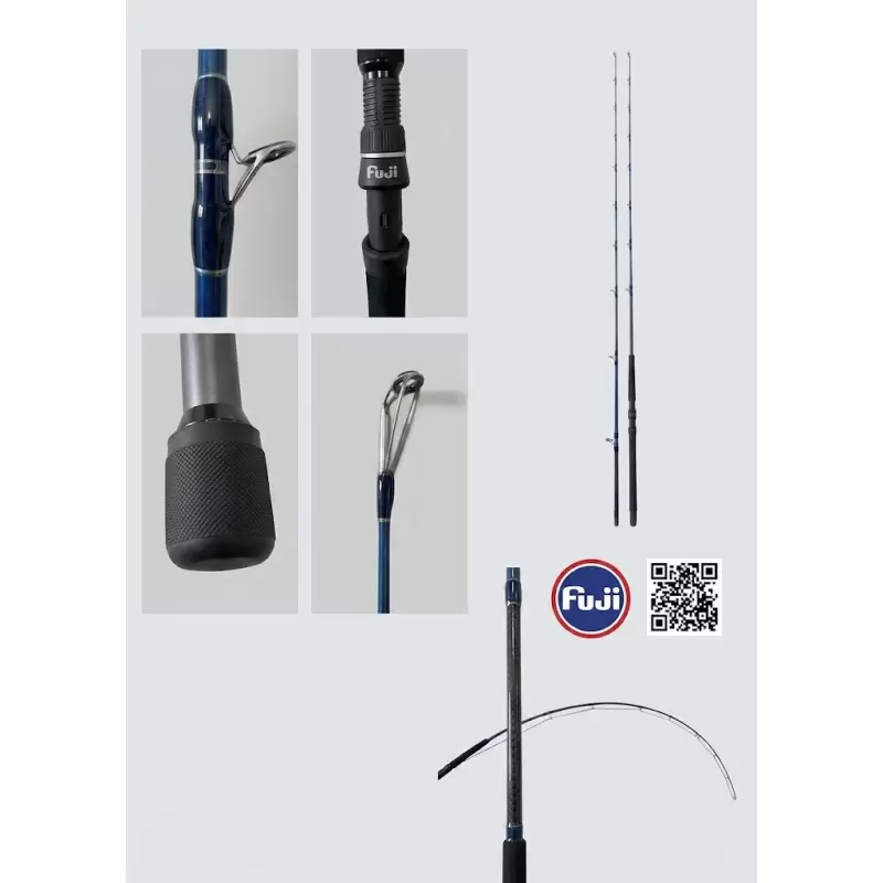 Blue Crab Osprey rod 203cm Live Bait 1pcs canna da traina monopezzo