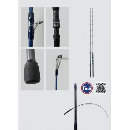 Blue Crab Osprey rod 203cm Live Bait 1pcs canna da traina monopezzo