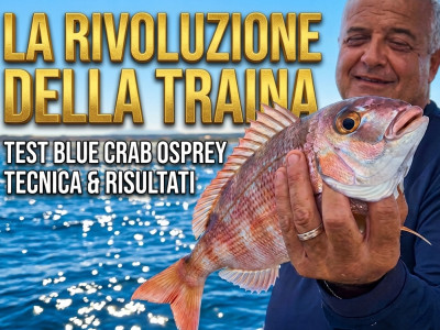 Test Blue Crab "OSPREY" la Nuova Canna da Traina con Il Vivo di Michele Prezioso